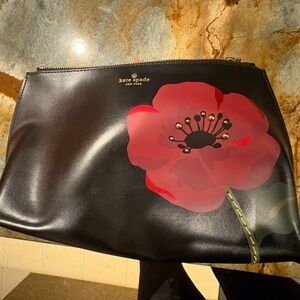 Kate Spade Poppy Hilarie Ooh La La Leather Pouch